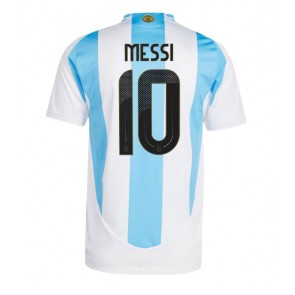 Billiga Argentina Lionel Messi #10 Hemmatröja Copa America 2024 Kortärmad